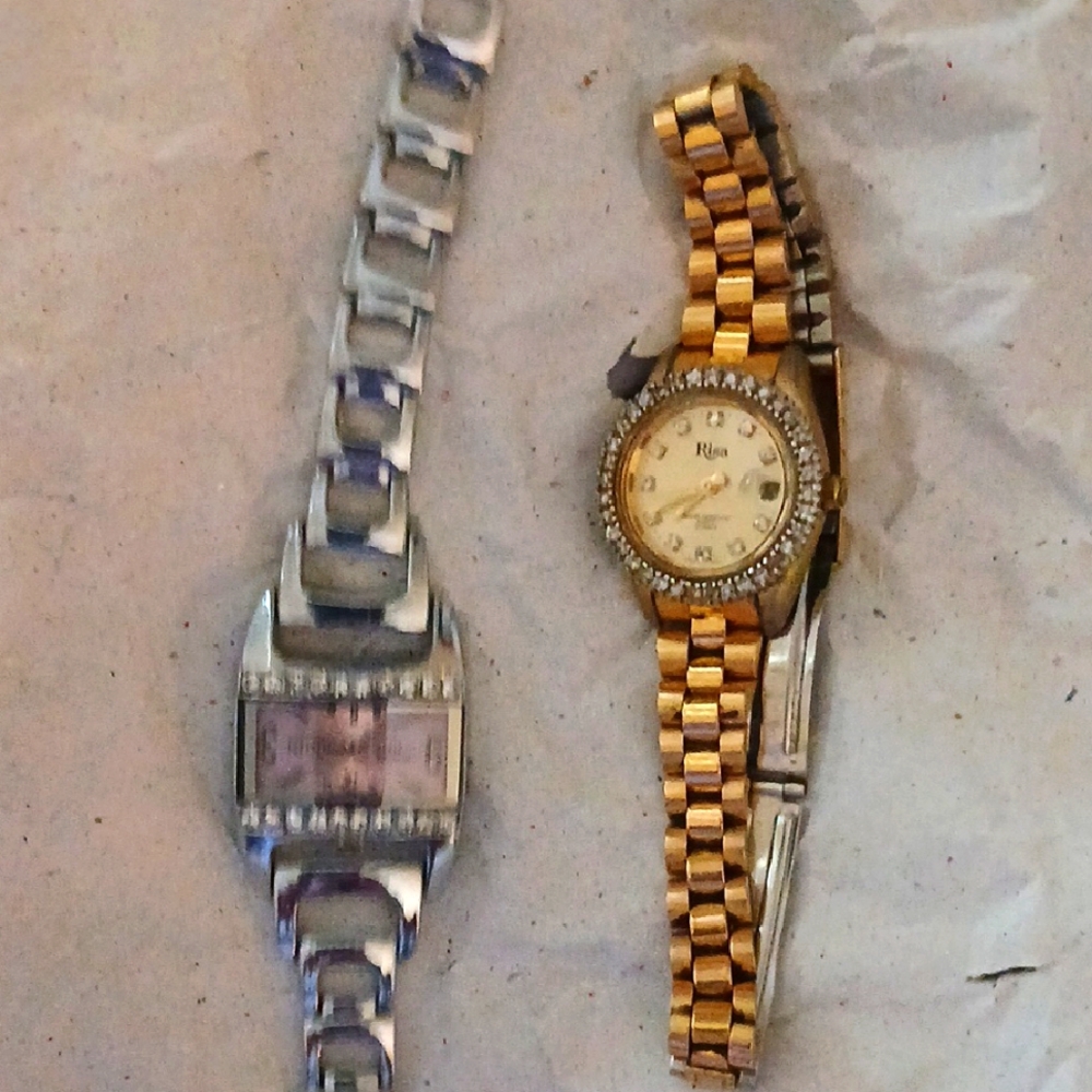 Ina Gold and Silver  with Classic Bracelet Design Silgin And RISA VINTAGE